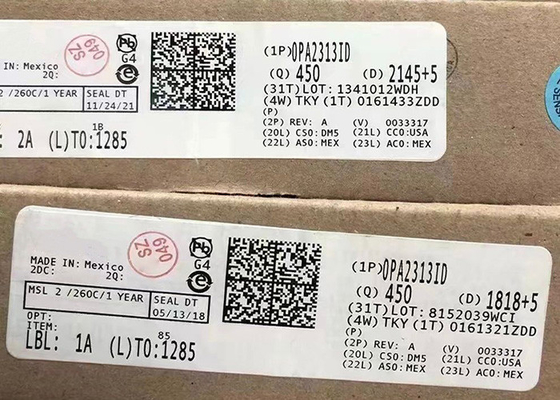 통합 회로 칩 OPA2313ID 일반용 증폭기 2 회로 철도-철도 8-SOIC