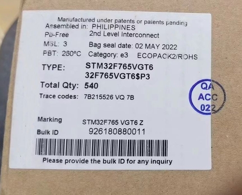 마이크로 컨트롤러 MCU STM32H573IIT6 MCU 640KB 32-비트 ARM 코르텍스-M33
