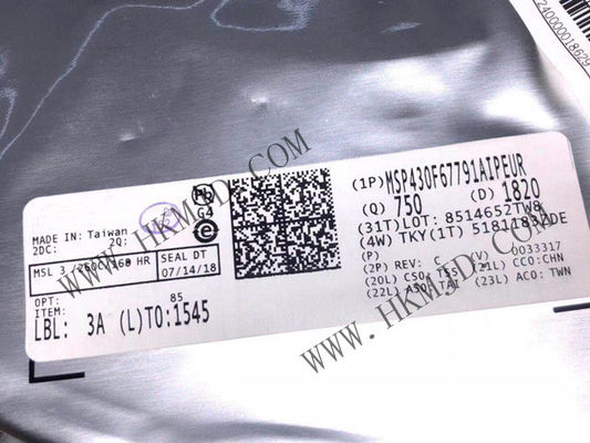 마이크로 컨트롤러 MCU MSP430F67791AIPEUR 초저전력 16비트 16MHz 92KB 플래시 마이크로 컨트롤러