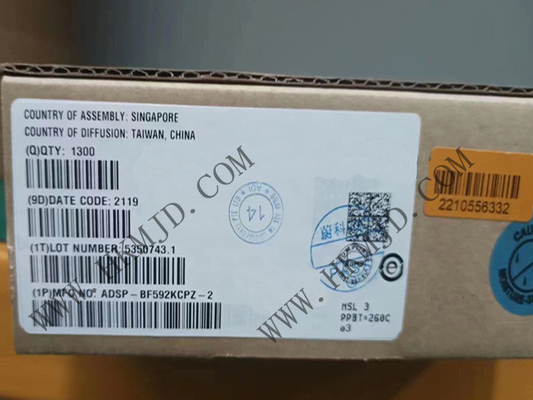 마이크로 컨트롤러 MCU ADSP-BF592KCPZ-2 최대 200MHz 디지털 신호 프로세서 64-VFQFN