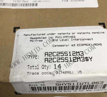 자동차 IGBT 모듈 A2C25S12M3 25A 197W 트렌치 게이트 필드 스톱 IGBT 모듈