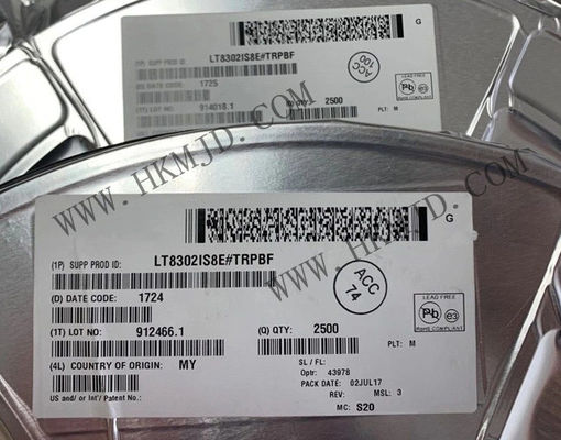 통합 회로 칩 LT8302IS8E 65V 8A 동기 단계 다운 변환기 8-SOIC