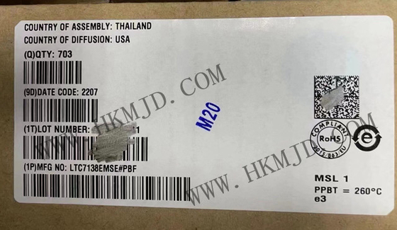 융합 회로 칩 LTC7138EMSE 400mA Buck Switching Regulator IC MSOP16