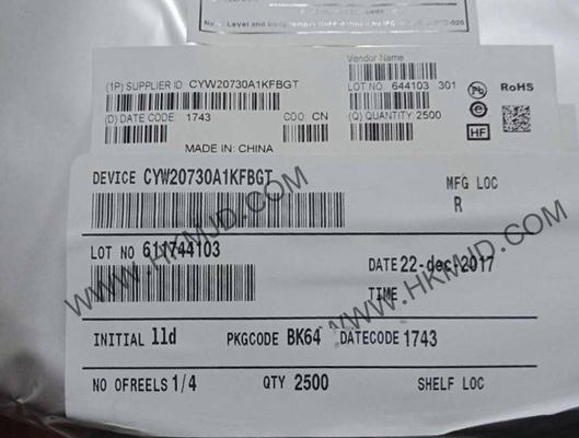 무선 통신 모듈 CYW20730A1KFBGT 2.4GHz 단일 칩 BT 트랜시버