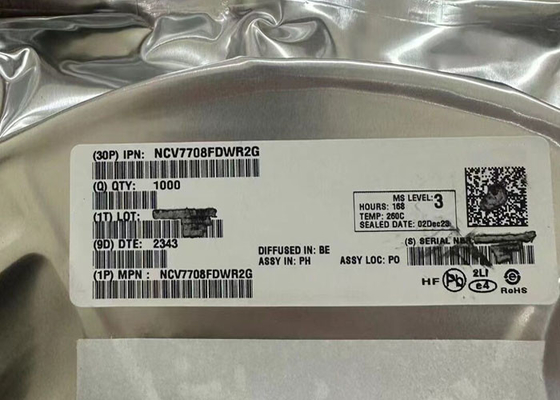 통합 회로 칩 NCV7708FDWR2G 500mA 이중 헥스 반 브리지 드라이버 28-SOIC