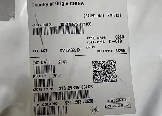 마이크로 컨트롤러 MCU S9S12VR16F0CLCR 25MHz S12VR 혼합 신호 마이크로 컨트롤러 32-LQFP