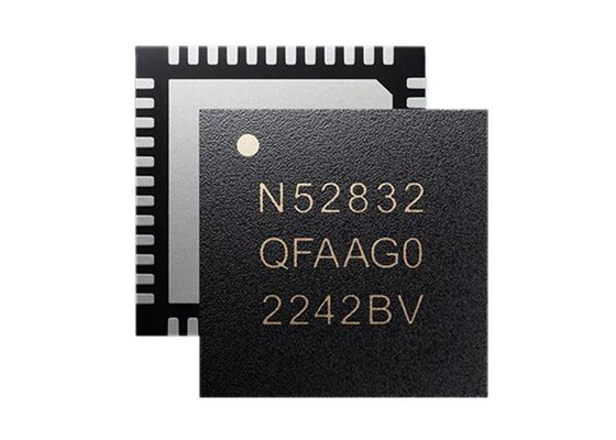 BT IC NRF52832 2.4GHz 다재다능 BT 저에너지 5.4 SoC QFN-48 멀티 프로토콜 SoC