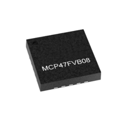 통합 회로 칩 MCP47FVB08-E/MQ I2C 인터페이스와 8-비트 옥탈 출력 DAC