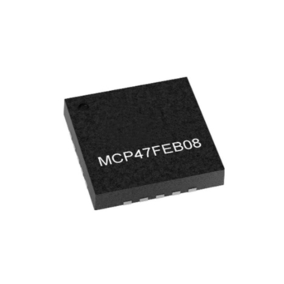 통합 회로 칩 MCP47FEB08-E/MQ 8-비트 디지털에서 아날로그 변환기 QFN-20