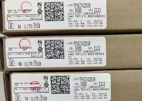 저전력 애플리케이션을 위한 통합 회로 칩 TPS62742DSSR 스텝 다운 변환기