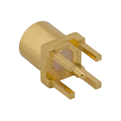 커넥터 925-137J-51P 50Ω SMPM 직선 PCB 매끄러운 구멍 잭을 통해 구멍