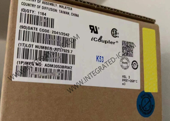 ADM3053BRWZ 융합 회로 칩 격리된 CAN 송신기 SOIC-20 CAN FD 송신기