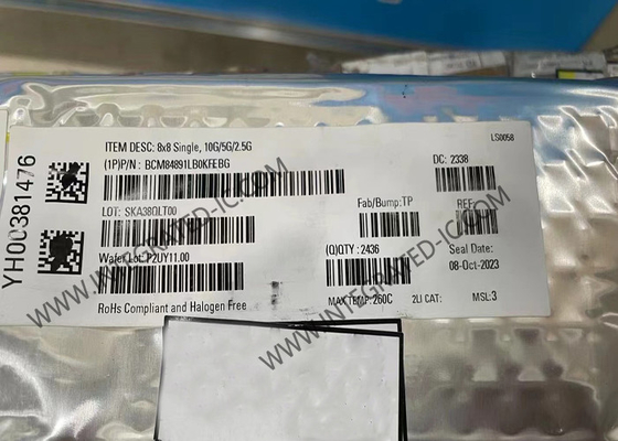 BCM84891LB0KFEBG 이더넷 IC 6A 단일 포트 이더넷 CMOS 트랜시버 IC BGA81