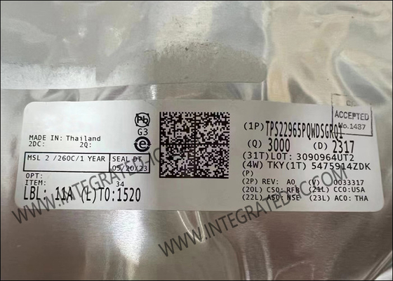 TPS22965PQWDSGRQ1 통합 회로 칩 5.7V 자동차 부하 스위치 4A 전원 스위치