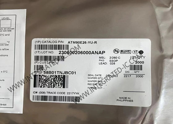 ATM90E26-YU 융합 회로 칩 에너지 측정 IC SSOP-28 단일 단계 미터 IC