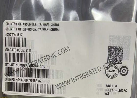 ADUM7701BRWZ 통합 회로 칩 16비트 격리 시그마 델타 모듈러