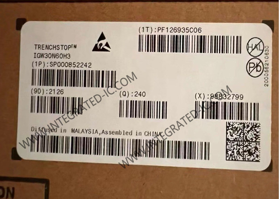 IGW30N60H3 통합 회로 칩 600V 30A 단일 IGBT 트랜지스터 TO-247
