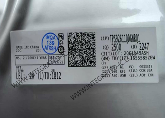TPS92611QDGNRQ1 통합 회로 칩 자동차 단일 채널 LED 드라이버 HVSSOP-8