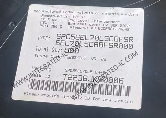 마이크로컨트롤러 MCU 칩 SPC56EL70L5CBFSR 32 비트 전력 아키텍처 마이크로컨트롤러