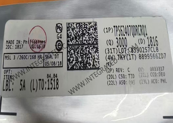 통합 회로 칩 TPS62407QDRCRQ1 고정된 VOUT 듀얼 벅 스위칭 조절기 IC