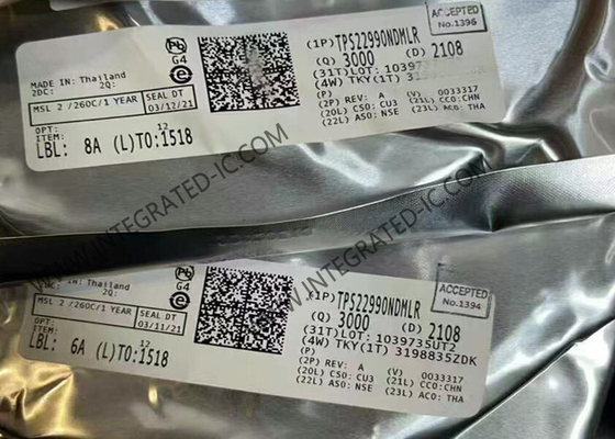 TPS22990NDMLR 융합 회로 칩 5.5V 10A 3.9 mΩ 저항 부하 스위치 IC