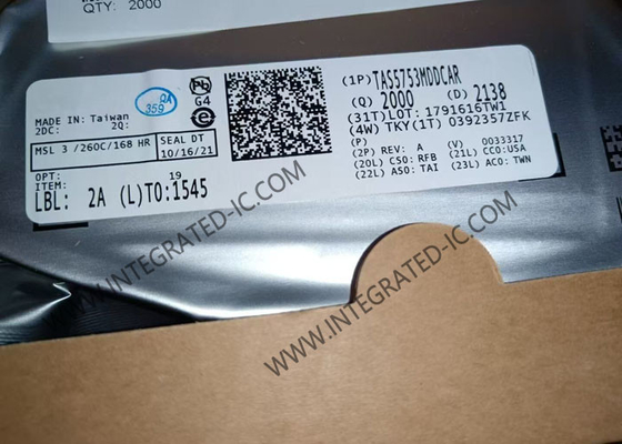 TAS5753MDDCAR 통합 회로 칩 디지털 오디오 프로세서 HTSSOP-48과 함께 D 클래스 증폭기