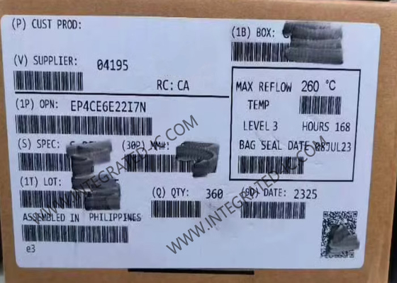 필드 프로그래밍 가능한 게이트 배열 EP4CE6E22I7N 사이클론 IV E FPGA IC LQFP144 FPGA 칩
