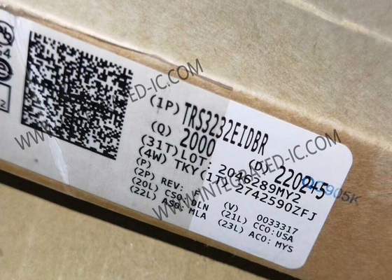 TRS3232EIDBR 통합 회로 칩 다채널 RS-232 라인 드라이버 및 수신기 ±15kV IECESD 보호