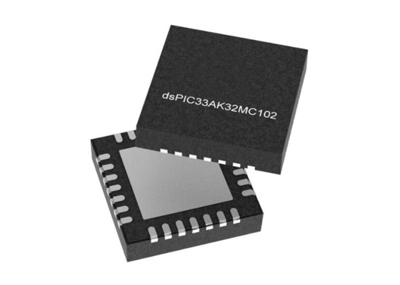 DSPIC33AK32MC102-I/M7 마이크로컨트롤러 MCU 32비트 DSC VQFN-28 디지털 신호 컨트롤러