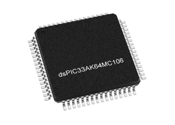 DSPIC33AK64MC106-E/PT 마이크로컨트롤러 MCU 디지털 신호 컨트롤러 32비트 단일 코어 DSC