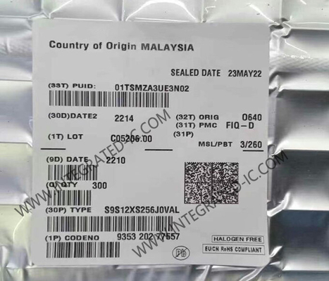 S9S12XS256J0VAL 마이크로 컨트롤러 MCU 16비트 MCU 40MHz HCS12X 마이크로 컨트롤러 IC