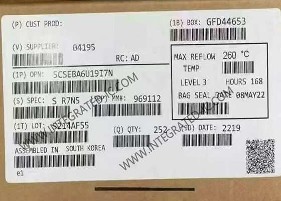 5CSEBA6U19I7N 필드 프로그래밍 가능한 게이트 배열 800MHz 사이클론 V SE SoC FPGA IC UBGA484