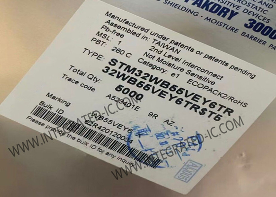 STM32WB55VEY6TR 마이크로 컨트롤러 MCU 2Mbps 멀티 프로토콜 무선 32비트 MCU WLCSP100