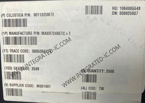 MAX9724BETC 융합 회로 칩 스테레오 헤드폰 증폭기 60mW 오디오 증폭기