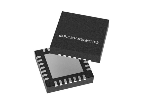 DSPIC33AK32MC102T-E/M7 마이크로컨트롤러 MCU 32비트 DSC VQFN28 디지털 신호 컨트롤러