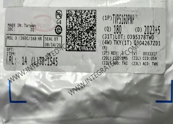 TVP5160PNP 집적 회로 칩 10비트 디지털 비디오 디코더 HTQFP128 비디오 IC