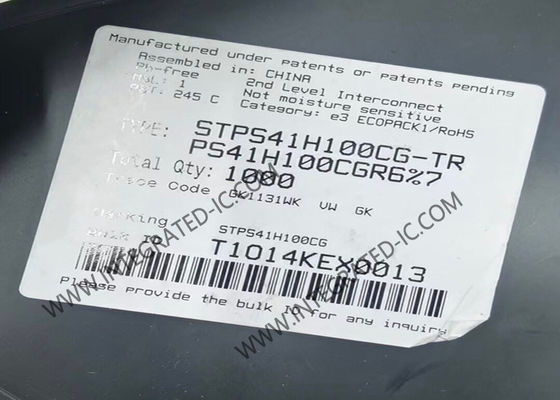 STPS41H100CG 융합 회로 칩 100V 40A 듀얼 파워 쇼트키 수정기