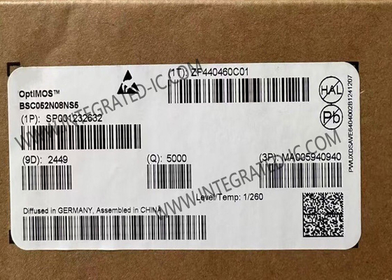 BSC052N08NS5 집적 회로 칩 80V OptiMOS™ 5 전력 MOSFET 트랜지스터 (통신 응용 분야용)