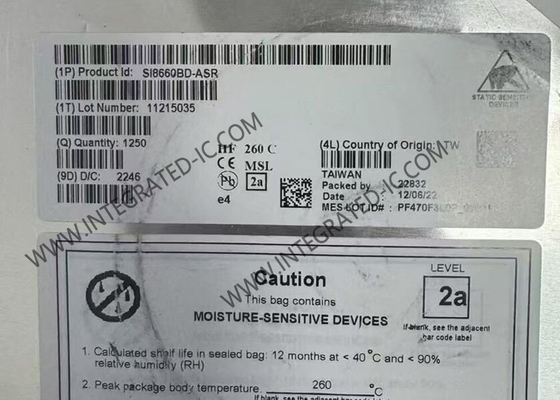 SI8660BD-ASR 통합 회로 칩 5000Vrms 6 채널 디지털 격리기 SOIC16