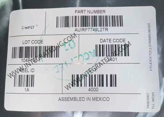 통합 회로 칩 AUIRF7749L2TR 자동차 10V 전력 단일 MOSFET 트랜지스터