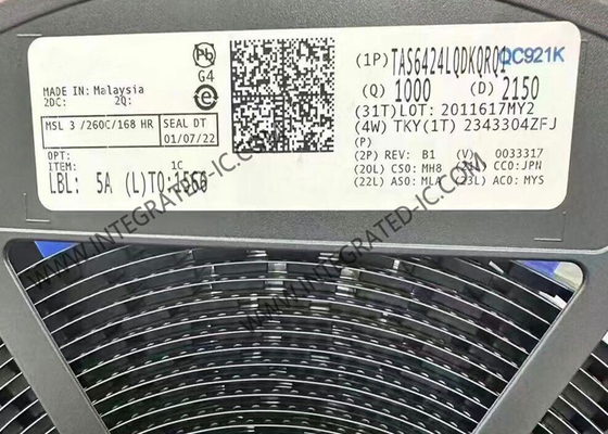 TAS6424LQDKQRQ1 융합 회로 칩 4채널 자동차 D급 오디오 증폭기