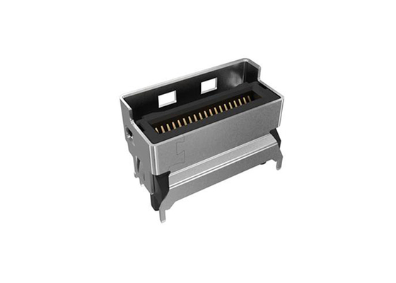 G97V21312HR 커넥터 0.60mm 피치 56Gb/s 85Ω Mini Cool Edge IO 커넥터