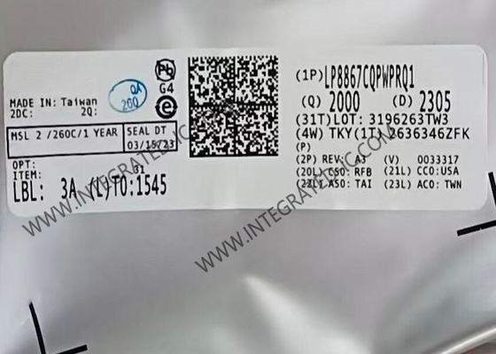 통합 회로 칩 LP8867CQPWPRQ1 120mA 4 채널 자동차 LED 드라이버