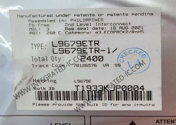 L9679ETR 통합 회로 칩 자동차 배터리 절단 회로 및 에어백 시스템 확장 IC