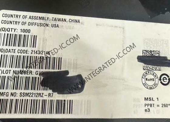 SSM2212RZ 집적 회로 칩 40V 오디오 듀얼 매칭 NPN 트랜지스터 SOIC-8