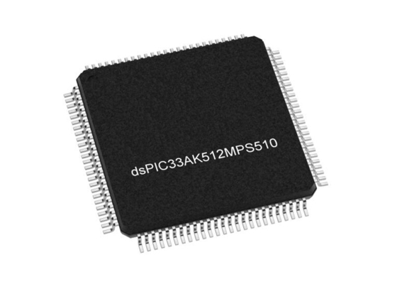 DSPIC33AK512MPS510-I/PT 마이크로 컨트롤러 MCU 32비트 디지털 신호 컨트롤러 TQFP100