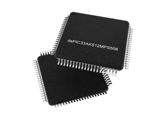DSPIC33AK512MPS508-I/PT 마이크로 컨트롤러 MCU 200MHz 고성능 32비트 단일 코어 DSC