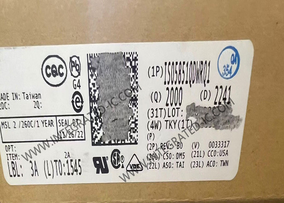 ISO5851QDWRQ1 통합 회로 칩 자동차 5.7kVrms 단일 채널 격리 게이트 드라이버