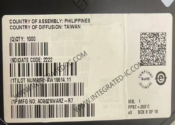 AD8629WARZ 통합 회로 칩 편향 전류 오프 앰프 SOIC8 운영 증폭기