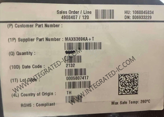 MAX6369KA 융합 회로 칩 감독 회로 핀 선택 가이드 타이머